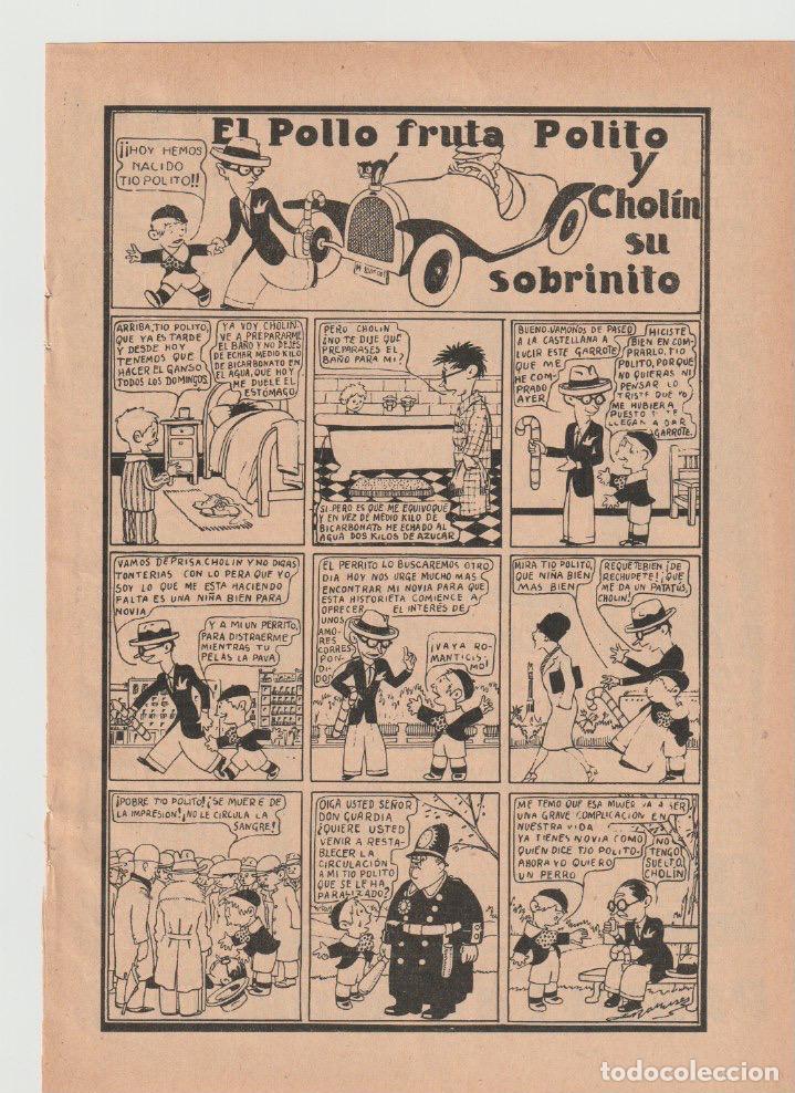 Collectionnisme de Revues et Journaux: El pollo fruta Polito y Chol&iacute;n su sobrinito -1927