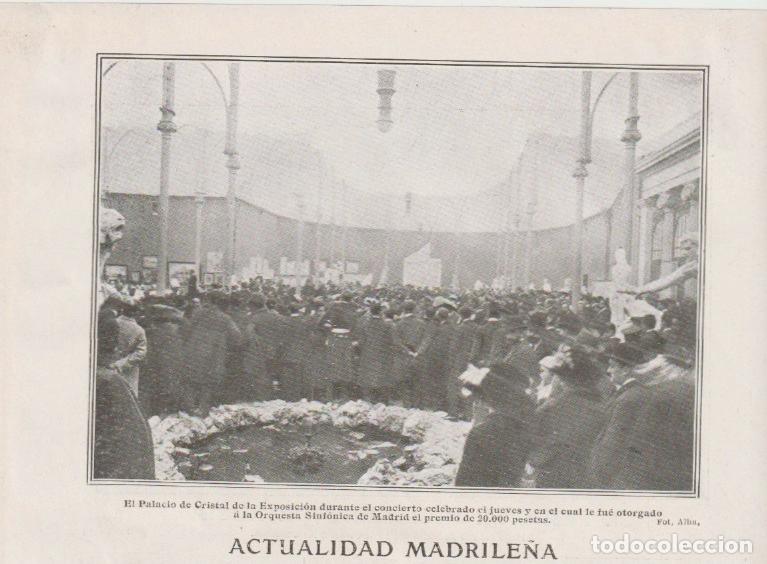 Coleccionismo de revistas y peri&oacute;dicos: Concierto Orquesta Sinfonica de Madrid - 1910