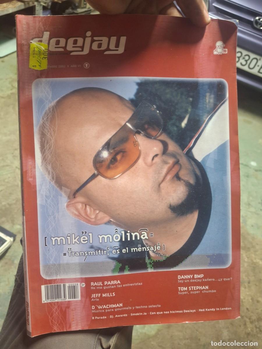 Coleccionismo de revistas y peri&oacute;dicos: Antigua revista Deejay Noviembre 2002 A&ntilde;o VI - Mikel Molina - Raul Parra
