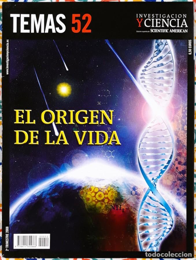 Coleccionismo de revistas y peri&oacute;dicos: El Origen de la Vida - Investigaci&oacute;n y Ciencia, TEMAS 52, 2&ordm; trim. 2008