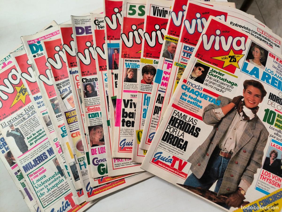 Collection Magazines and Newspapers: Lote primeros n&uacute;meros revista Viva (1988)