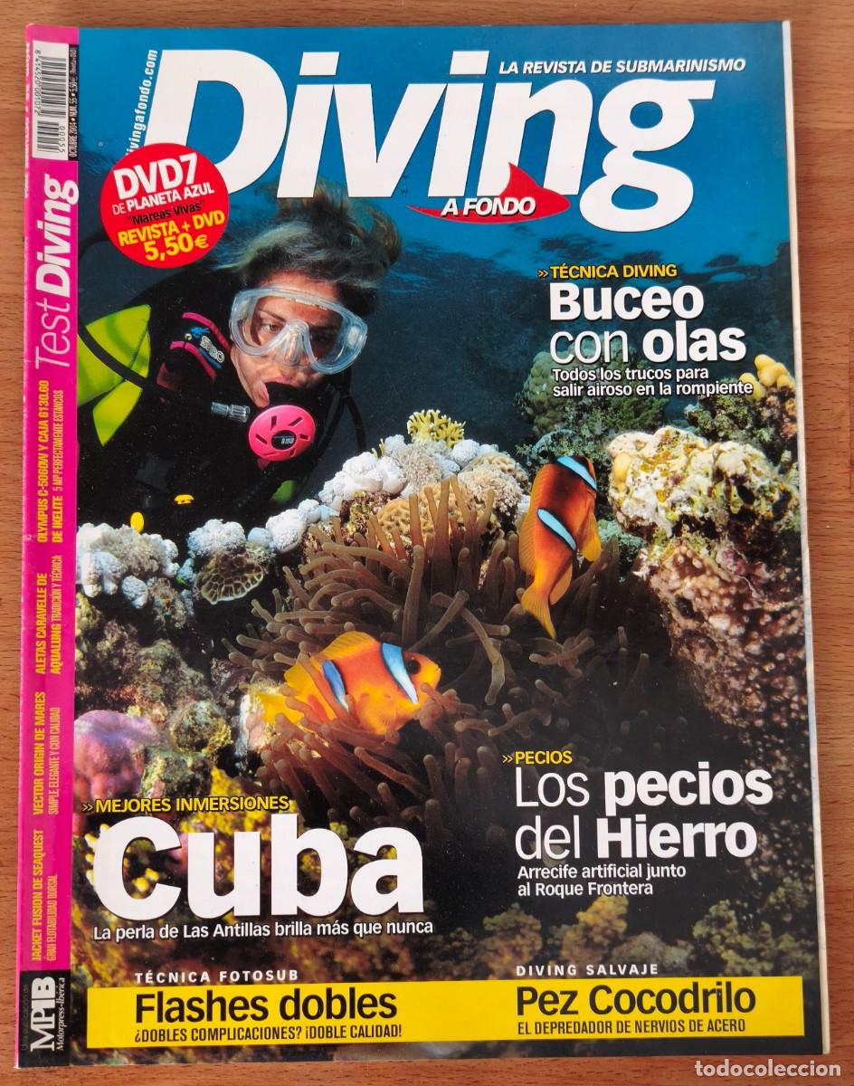 Coleccionismo de revistas y peri&oacute;dicos: Revista Diving A Fondo - Cuba - N&ordm;55 - Octubre 2004
