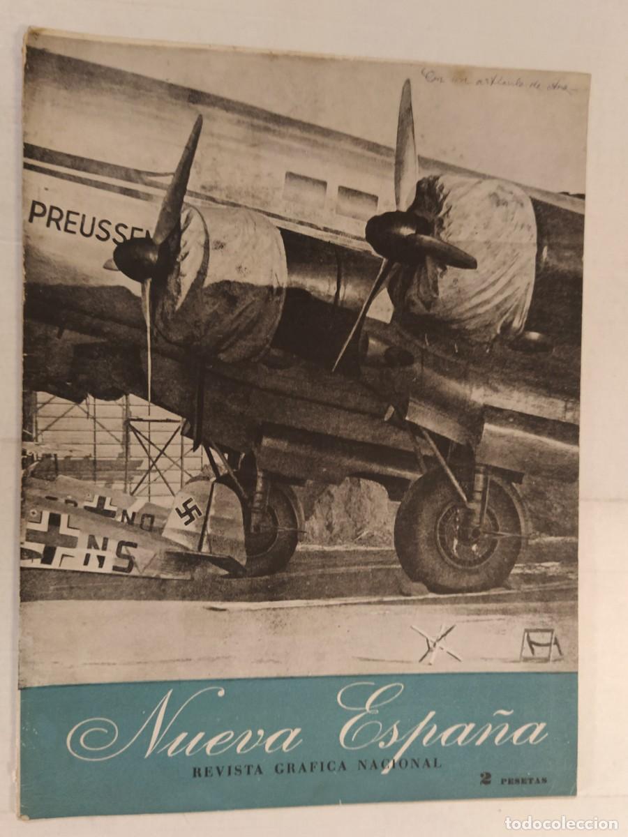 Collection Magazines and Newspapers: NUEVA ESPA&Ntilde;A-A&Ntilde;O 1942-MULEY HASSAN MARRUECOS XAUEN-JOSE ANTONIO-MARTINEZ ANIDO-LOCOMOTORAS ETC