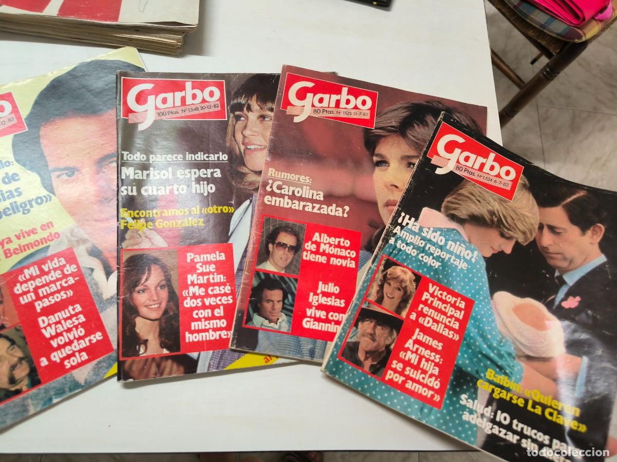 Collezionismo di Riviste e Giornali: Lote 4 revistas Garbo 1982