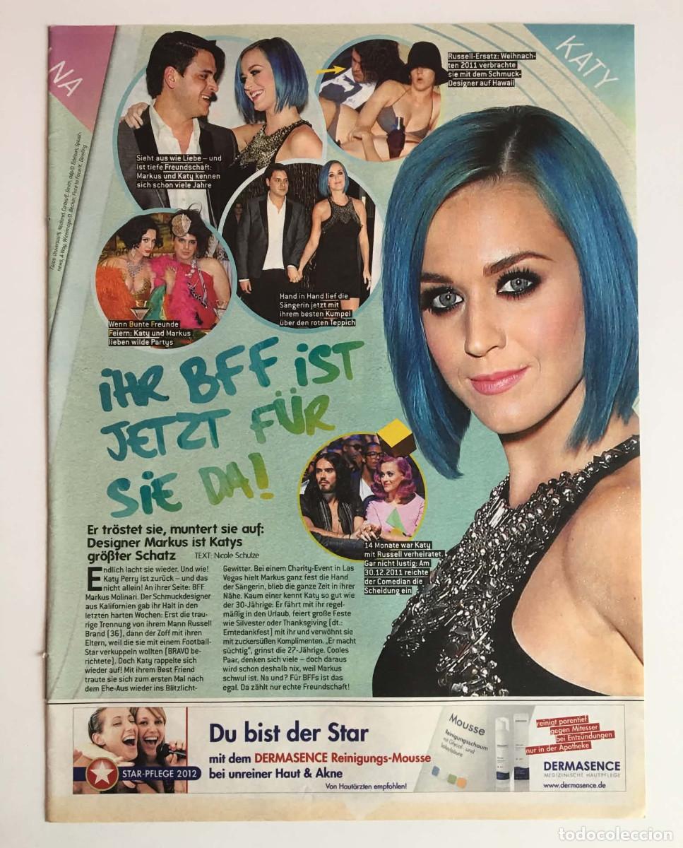 Collezionismo di Riviste e Giornali: Katy Perry Part of Me Era Article Clipping A4 - Bravo Magazine Germany Music