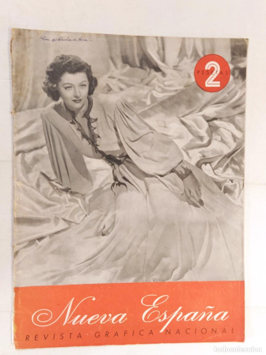 Coleccionismo de revistas y peri&oacute;dicos: NUEVA ESPA&Ntilde;A-A&Ntilde;O 1941-UNIVERSIDAD BARCELONA-DANZAS CANARIAS-JOAQUIN RIOS CAPAPE-ANTIAEREOS ETC