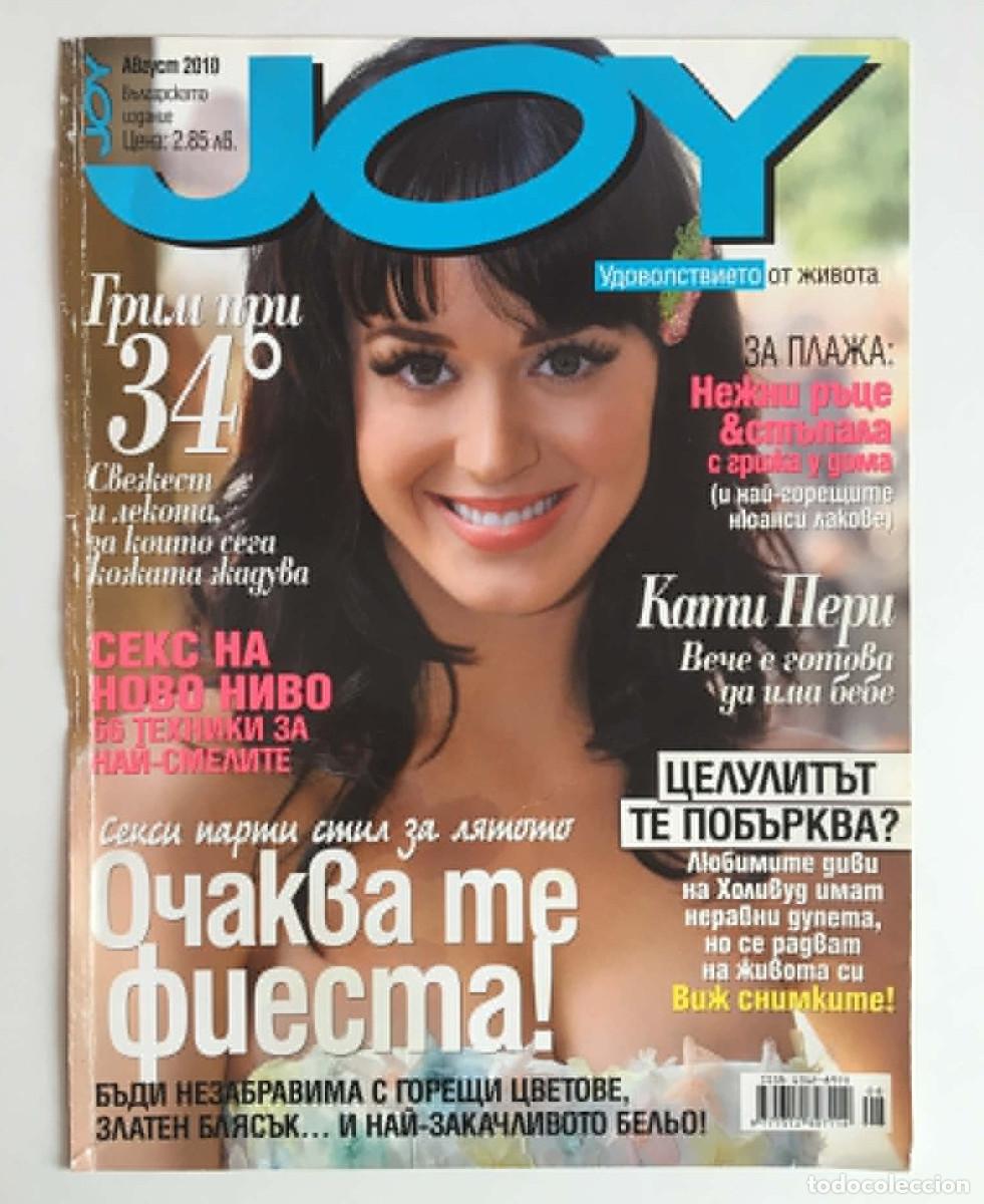 Coleccionismo de revistas y peri&oacute;dicos: Katy Perry 2010 Bulgarian JOY Magazine Cover & Huge Article Set A5 Teenage Dream Era Music