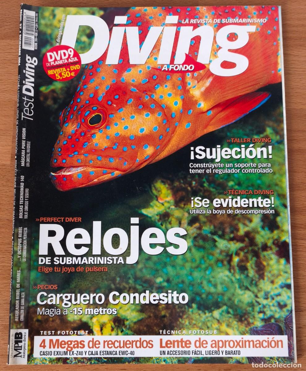 Coleccionismo de revistas y peri&oacute;dicos: Revista Diving A Fondo - Relojes - N&ordm;57 - Diciembre 2004