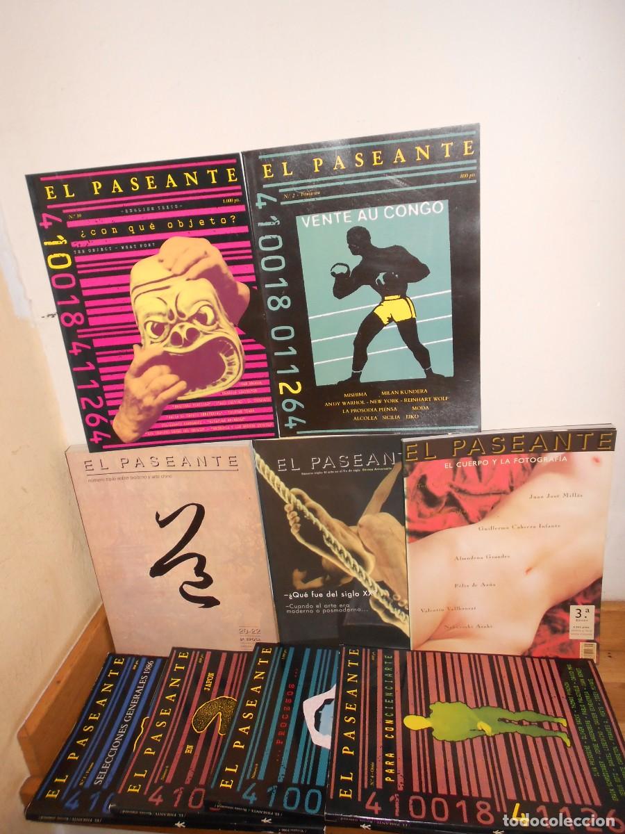 Collectionnisme de Revues et Journaux: el PASEANTE Lote de 9 REVISTAS N&ordm; 2, 3, 4, 6, 8, 10, 20-22, 23-25, 26.