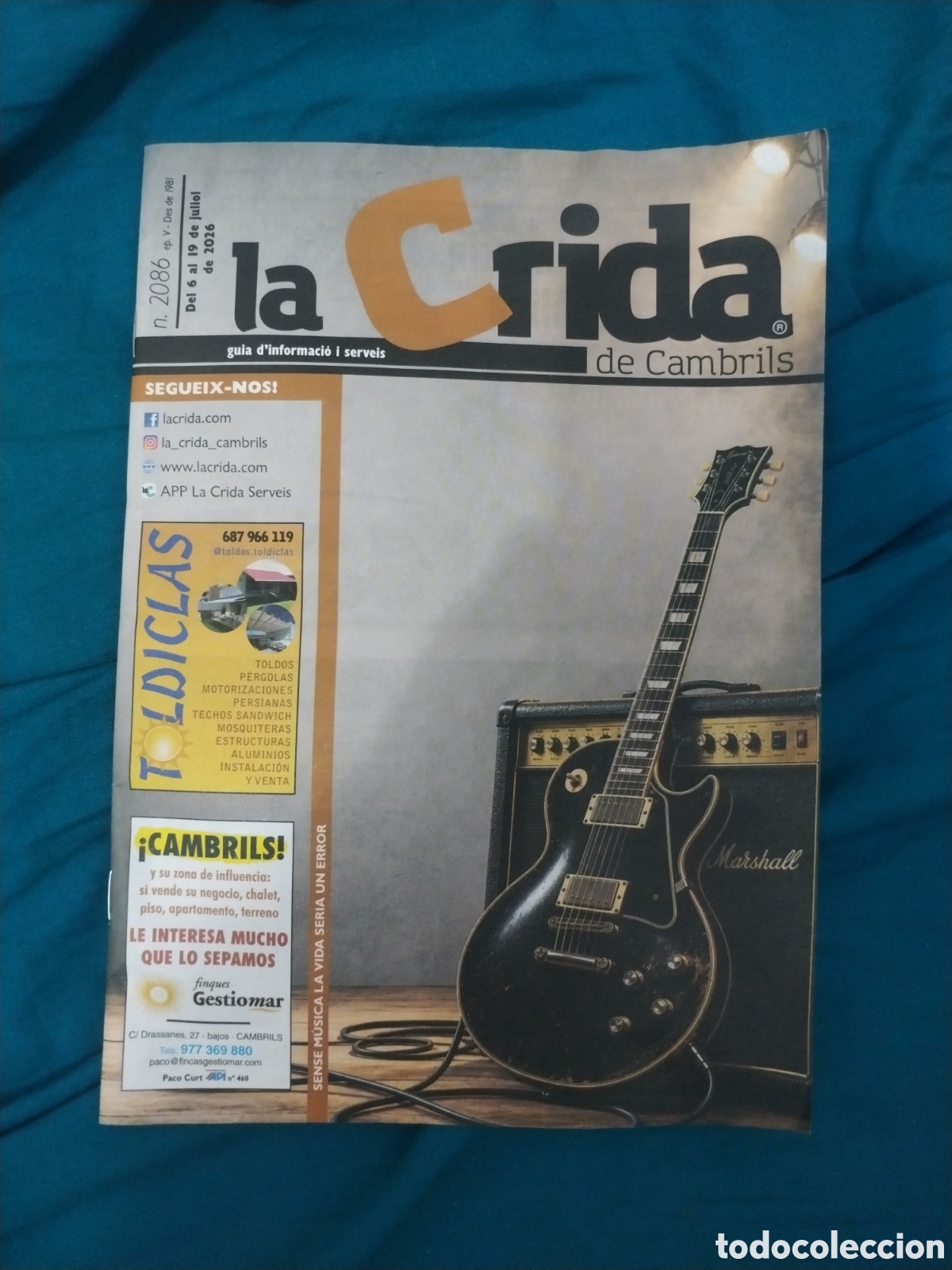 Coleccionismo de revistas y peri&oacute;dicos: REVISTA LA CRIDA a&ntilde;o 2026