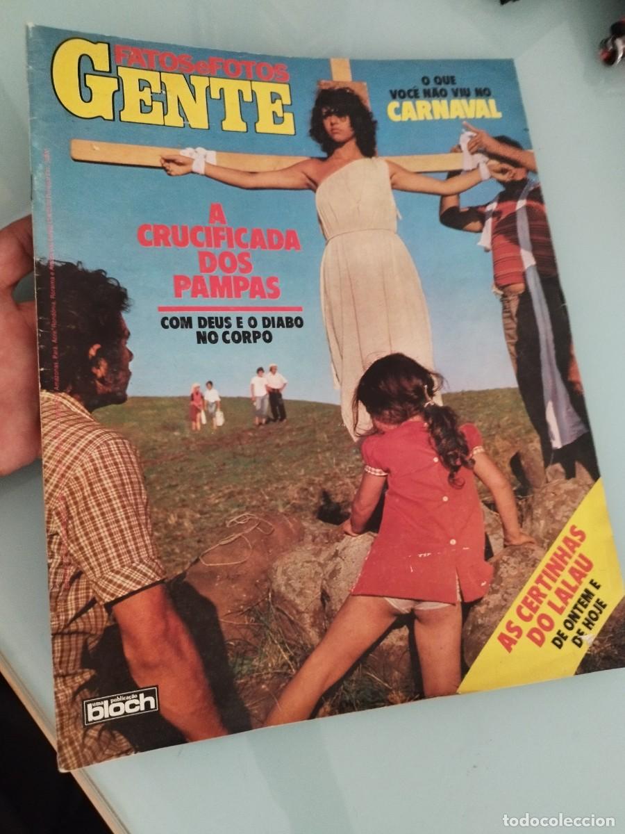 Coleccionismo de revistas y peri&oacute;dicos: Revista brasile&ntilde;a Fatos & Fotos Gente de febrero de 1978 N&deg; 862. Crusifixion.