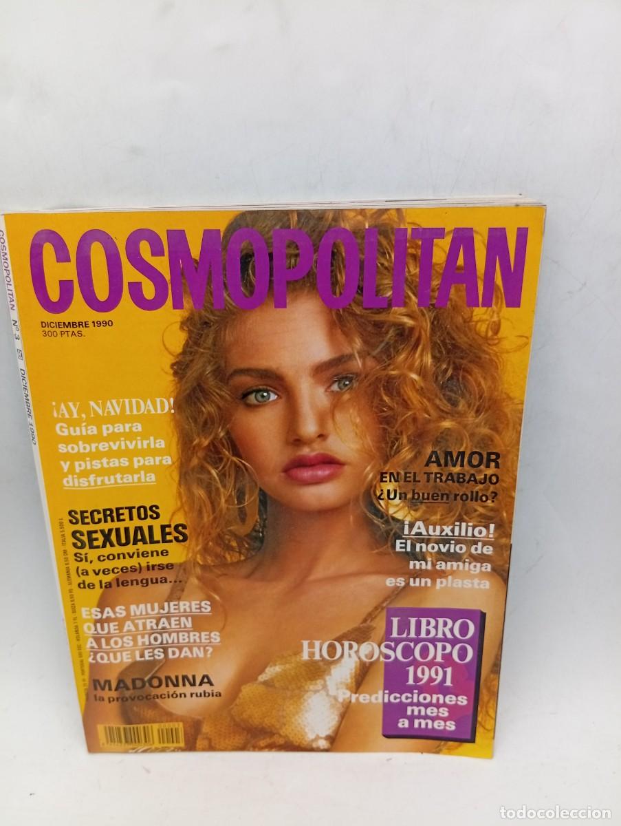 Coleccionismo de revistas y peri&oacute;dicos: REVISTA COSMOPOLITAN. N&ordm;3. A&Ntilde;O 1990. SECRETOS SEXUALES. AMOR EN EL TRABAJO. MADONNA. CHALES. VER