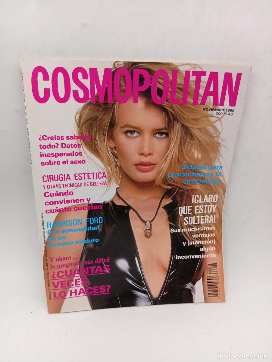 Coleccionismo de revistas y peri&oacute;dicos: REVISTA COSMOPOLITAN. N&ordm;2. A&Ntilde;O 1990. CIRUGIA ESTETICA. HARRISON FORD. ELLEN BARKIN. ZAPATOS. VER