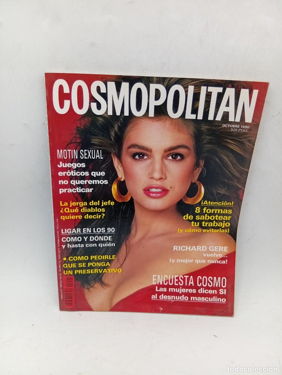 Coleccionismo de revistas y peri&oacute;dicos: REVISTA COSMOPOLITAN. N&ordm;1. A&Ntilde;O 1990. CINDY GRAWFORD RICHARD GERE. LUZ CASAL. JUEGA AL ROJO.... LEER.