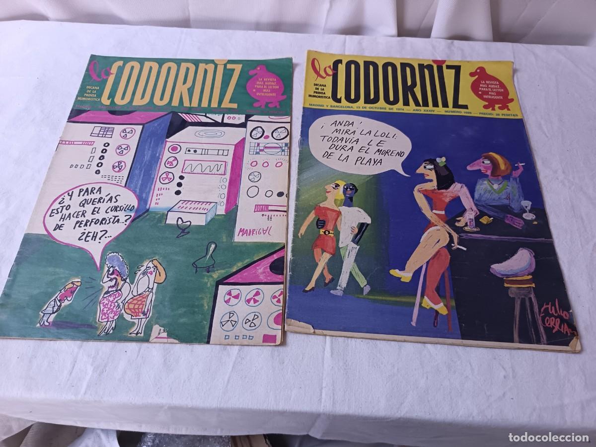 Collectionnisme de Revues et Journaux: Lote de dos Revistas La Codorniz, 1974
