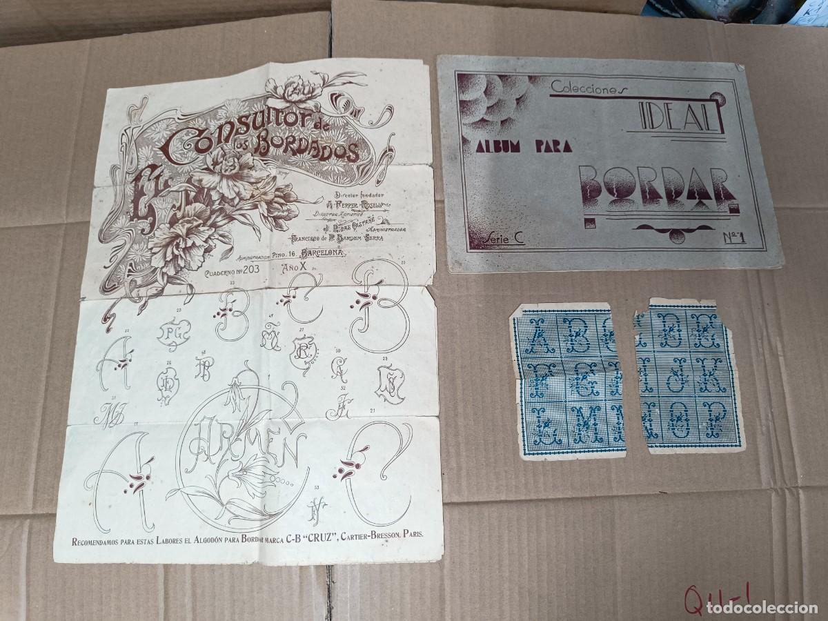 Coleccionismo de revistas y peri&oacute;dicos: LOTE DE 2 ANTIGUAS REVISTAS DE BORDADOS, CONSULTOR, IDEAL. ALBUM PARA BORDAR. MODA -P26