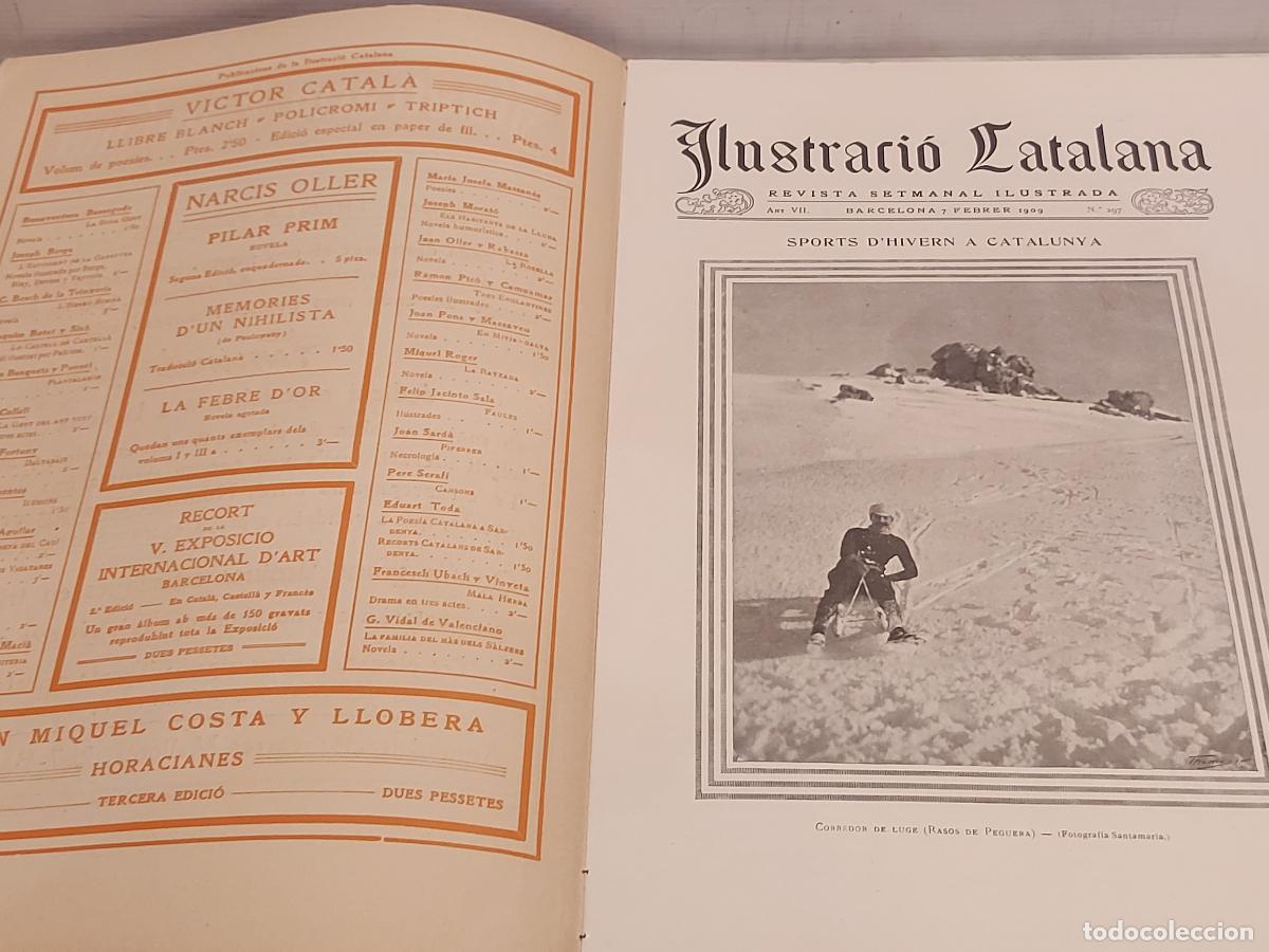 Coleccionismo de revistas y peri&oacute;dicos: 1909 | ILUSTRACI&Oacute; CATALANA N.&ordm; 297 | SPORTS D&rsquo;HIVERN A CATALUNYA | MASNOU | MANRESA A SOLSONA