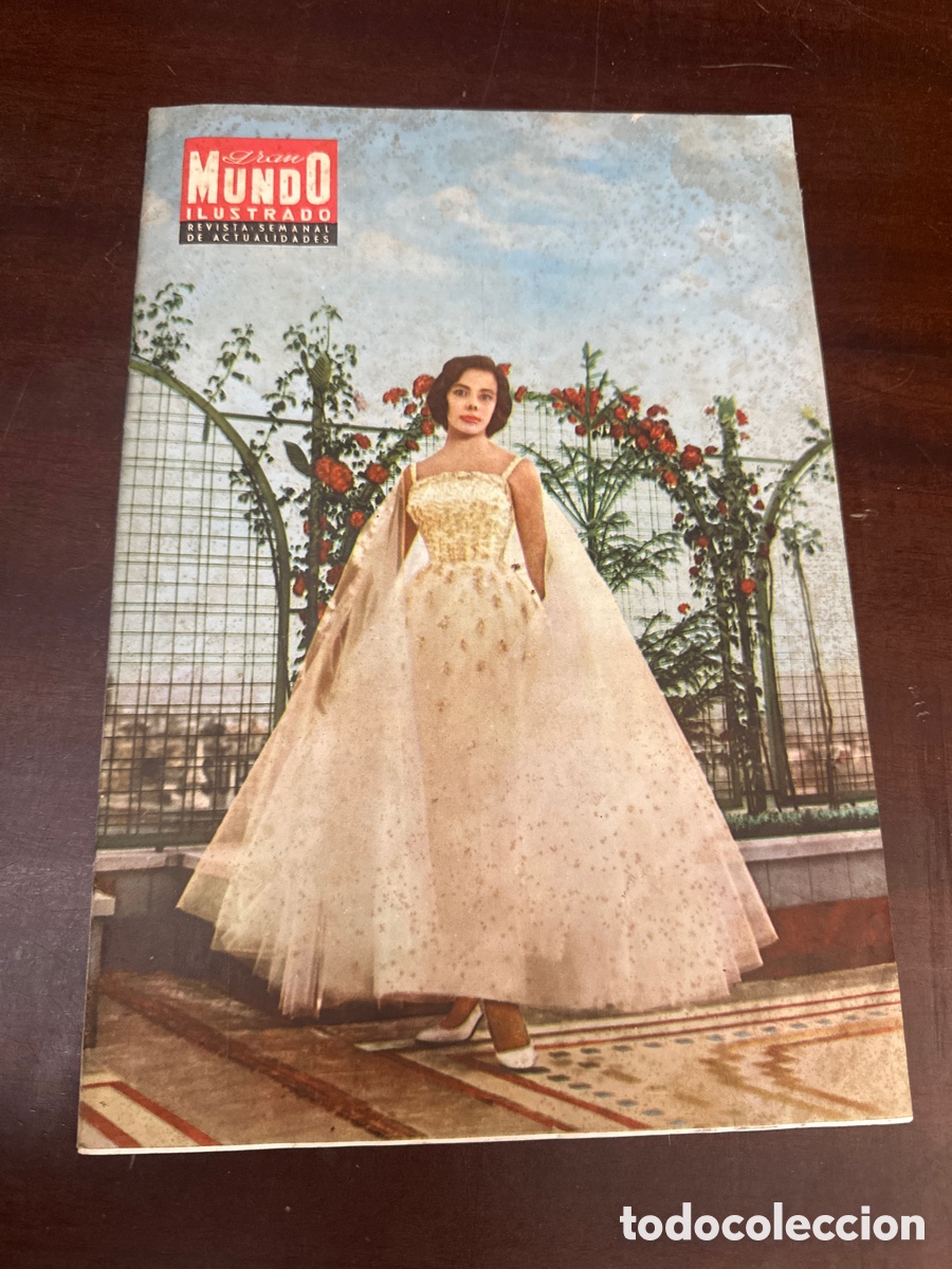 Collectionnisme de Revues et Journaux: REVISTA - gran mundo ilustrado - numero 220 - 5 julio 1958 - mary alonso barcelo - publicidad Vespa