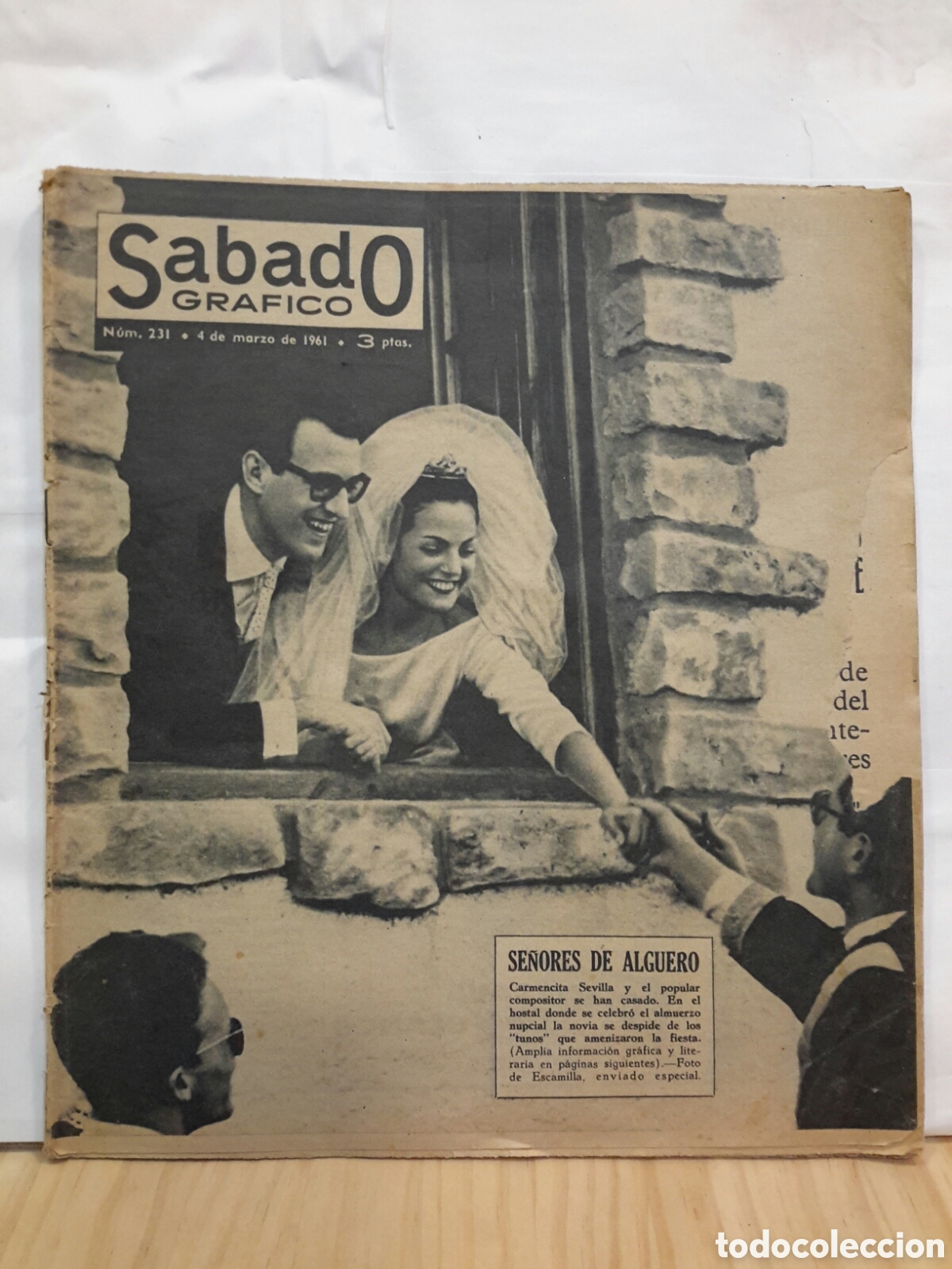 Sammeln von Zeitschriften und Zeitungen: Sabado grafico, num. 231, 4 marzo 1961