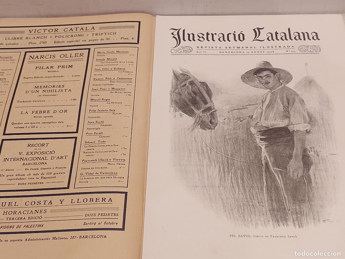 Coleccionismo de revistas y peri&oacute;dicos: 1908!! | ILUSTRACI&Oacute; CATALANA N.&ordm; 273 | ANT&Agrave;RTIC | PIRINEUS | BADALONA | CAIXA D&rsquo;ESTALVIS