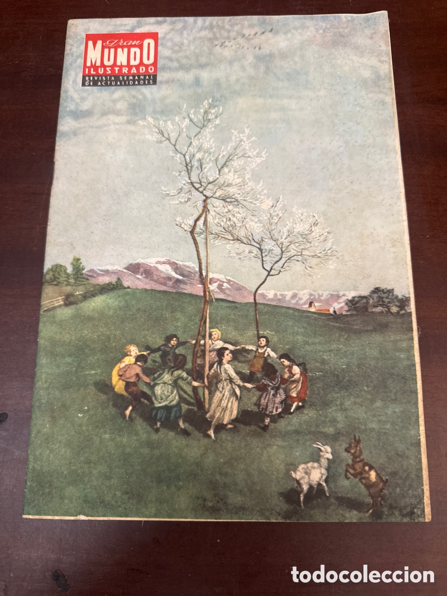 Coleccionismo de revistas y peri&oacute;dicos: GRAN MUNDO ILUSTRADO. N&deg; 217 PUBLICIDAD VESPA. ACTUALIDADES 1958