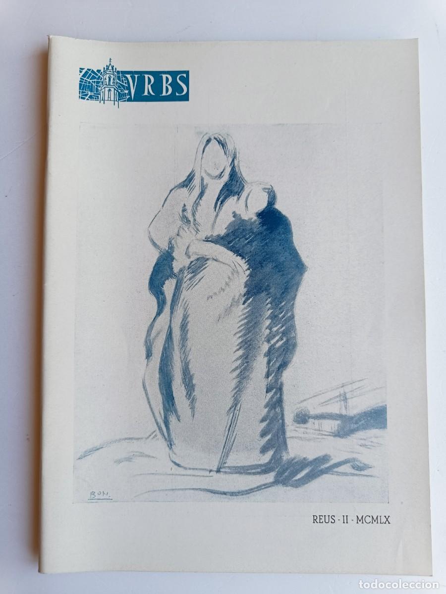 Coleccionismo de revistas y peri&oacute;dicos: REVISTA URBS - REUS - NUMERO 38 - FEBRERO 1960 - DISPONGO DE OTROS NUMEROS DE REVISTAS URBS.