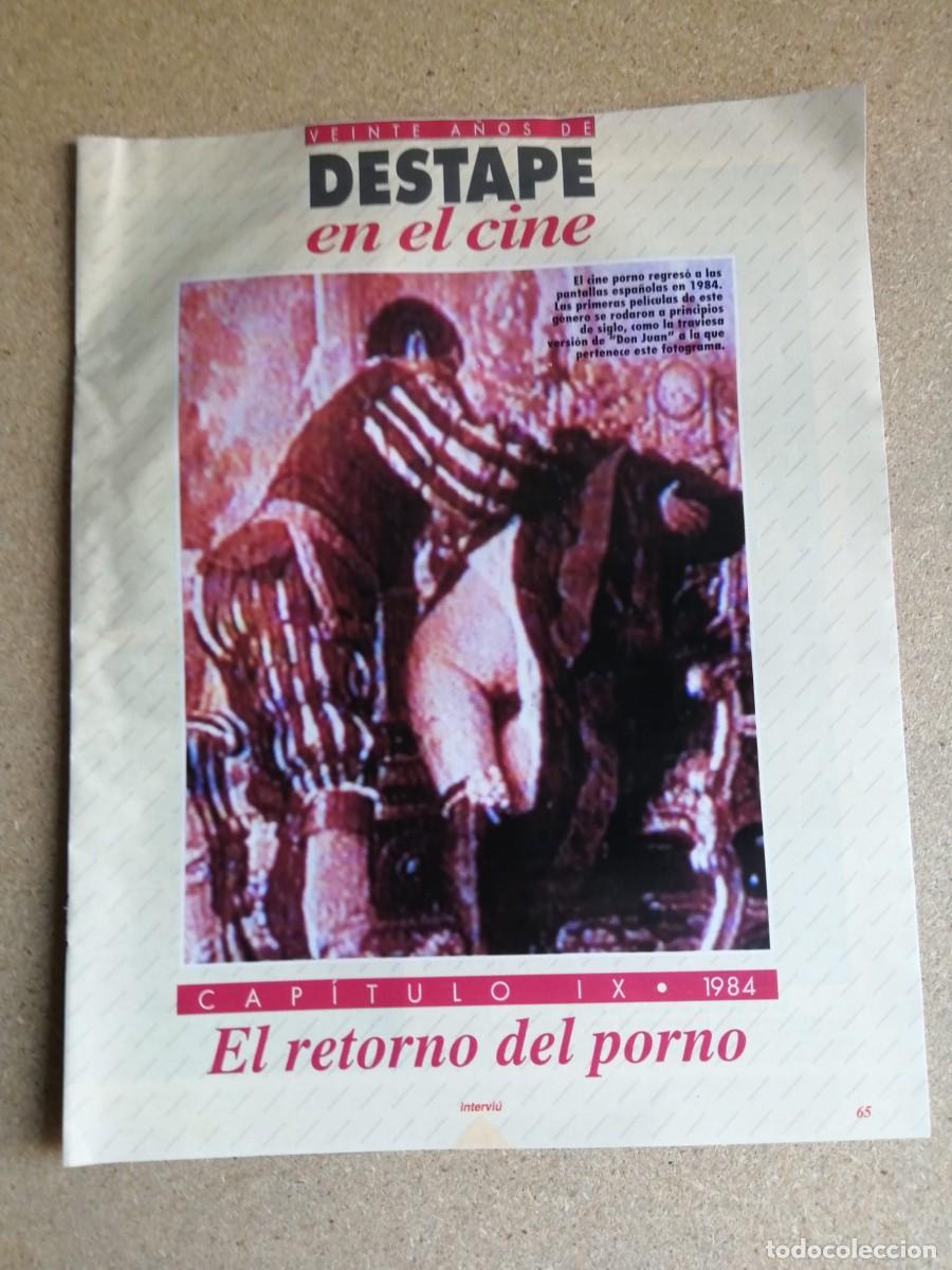 Coleccionismo de revistas y peri&oacute;dicos: COLECCIONABLE EL DESTAPE EN EL CINE (CAPITULO IX) EL RETORNO DEL PORNO