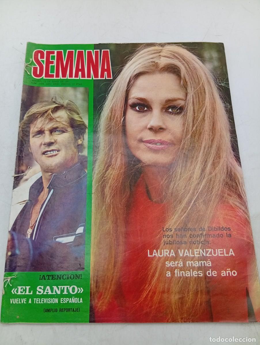 Coleccionismo de revistas y peri&oacute;dicos: REVISTA SEMANA. N&ordm; 1634. A&Ntilde;O 1971. LAURA VALENZUELA, SERA MAMA. CONSUELO GOMEZ. ROCIO JURADO... LEER