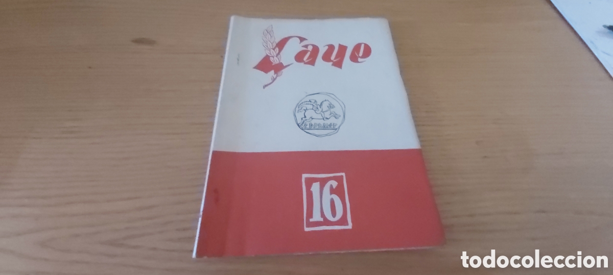 Coleccionismo de revistas y peri&oacute;dicos: REVISTA LAYE N&deg;16. 13 SELLOS FET Y DE LAS J.O.N.S. BARCELONA 1951