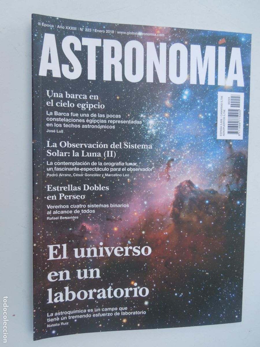 Collection Magazines and Newspapers: ASTRONOMIA REVISTA N&ordm; 223- ENERO 2018 -EL UNIVERSO EN UN LABORATORIO