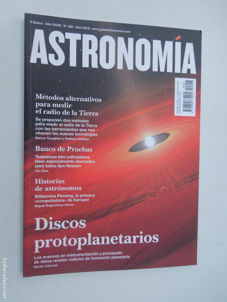Coleccionismo de revistas y peri&oacute;dicos: ASTRONOMIA REVISTA N&ordm; 226- ABRIL 2018 -DISCOS PROTOPLANETARIOS