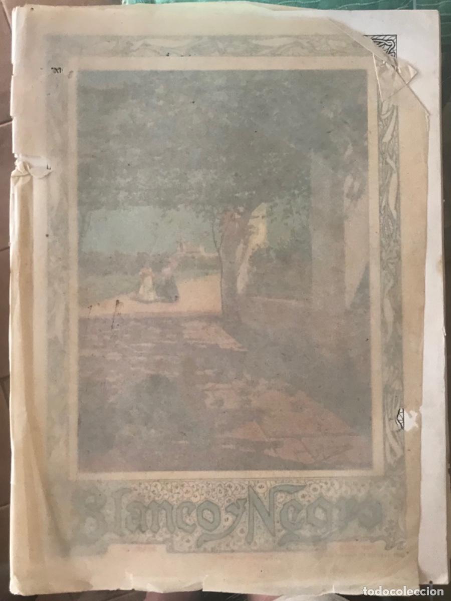 Sammeln von Zeitschriften und Zeitungen: BLANCO Y NEGRO - 1900 - Madrid, s&aacute;bado 13 de octubre - Portada: Vendimia andaluza