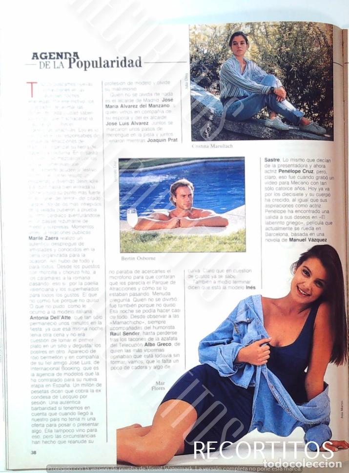 Collection Magazines and Newspapers: mar flores bertin osborne cristina marsillach