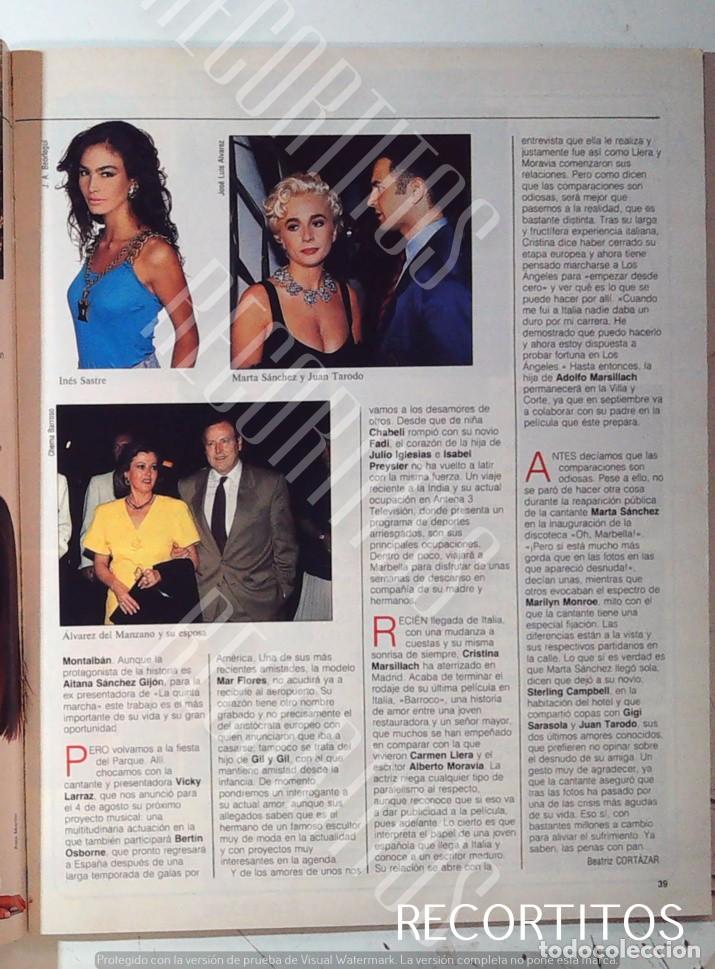 Colecionismo de Revistas e Jornais: marta sanchez juan tarodo ines sastre alvarez del manzano