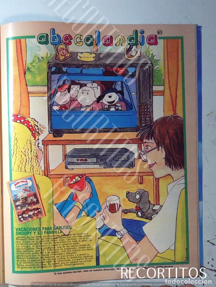 Coleccionismo de revistas y peri&oacute;dicos: snoopy carlitos buen viaje