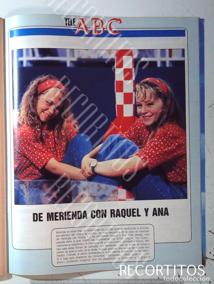 Coleccionismo de revistas y peri&oacute;dicos: la merienda raquel y ana