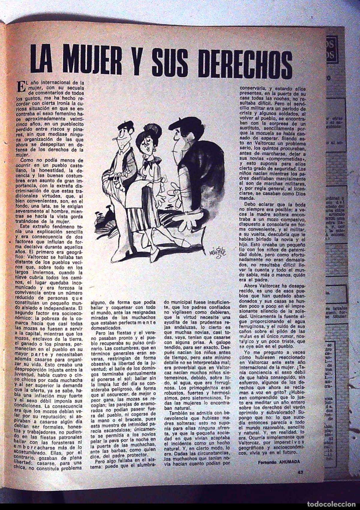 Collezionismo di Riviste e Giornali: mingote la mujer y sus derechos
