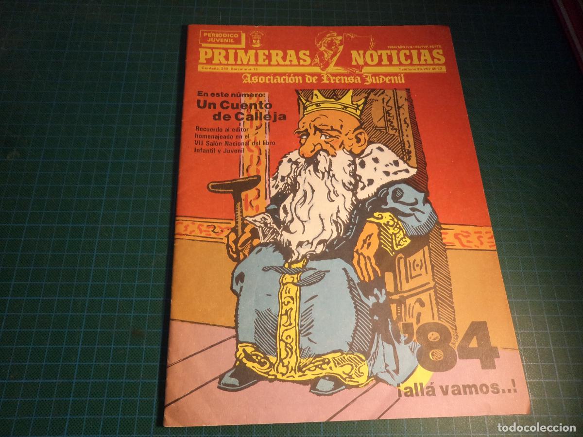 Coleccionismo de revistas y peri&oacute;dicos: Primeras noticias. N&ordm; 53. Asociacion de Prensa Juvenil.