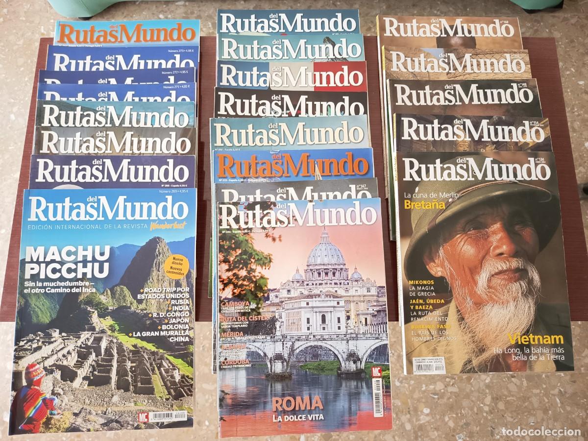 Colecionismo de Revistas e Jornais: Lote de 21 Revistas Rutas del Mundo