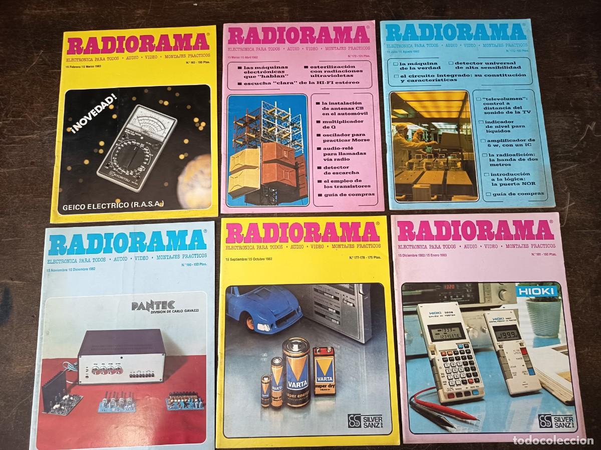 Collectionnisme de Revues et Journaux: Lote 6 revistas Radiorama