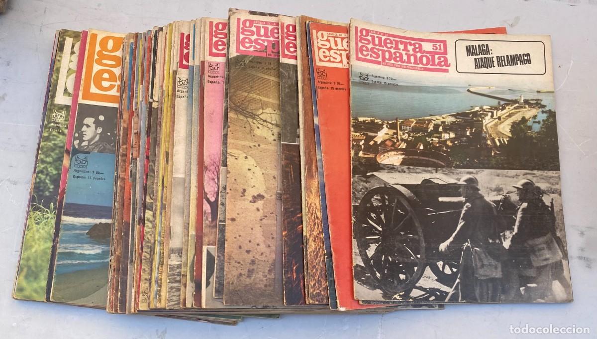 Coleccionismo de revistas y peri&oacute;dicos: LOTE 35 CRONICAS GUERRA ESPA&Ntilde;OLA