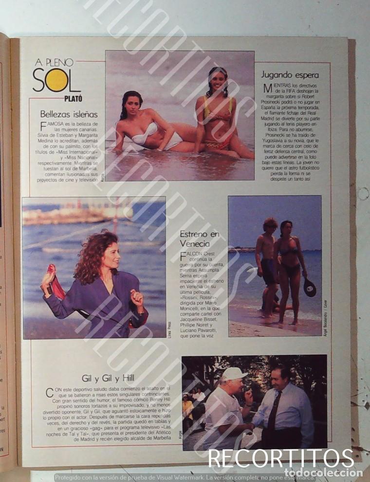 Coleccionismo de revistas y peri&oacute;dicos: silvia de esteban margarita medina miss internacional espa&ntilde;a benny hill jesus gil assumpta serna