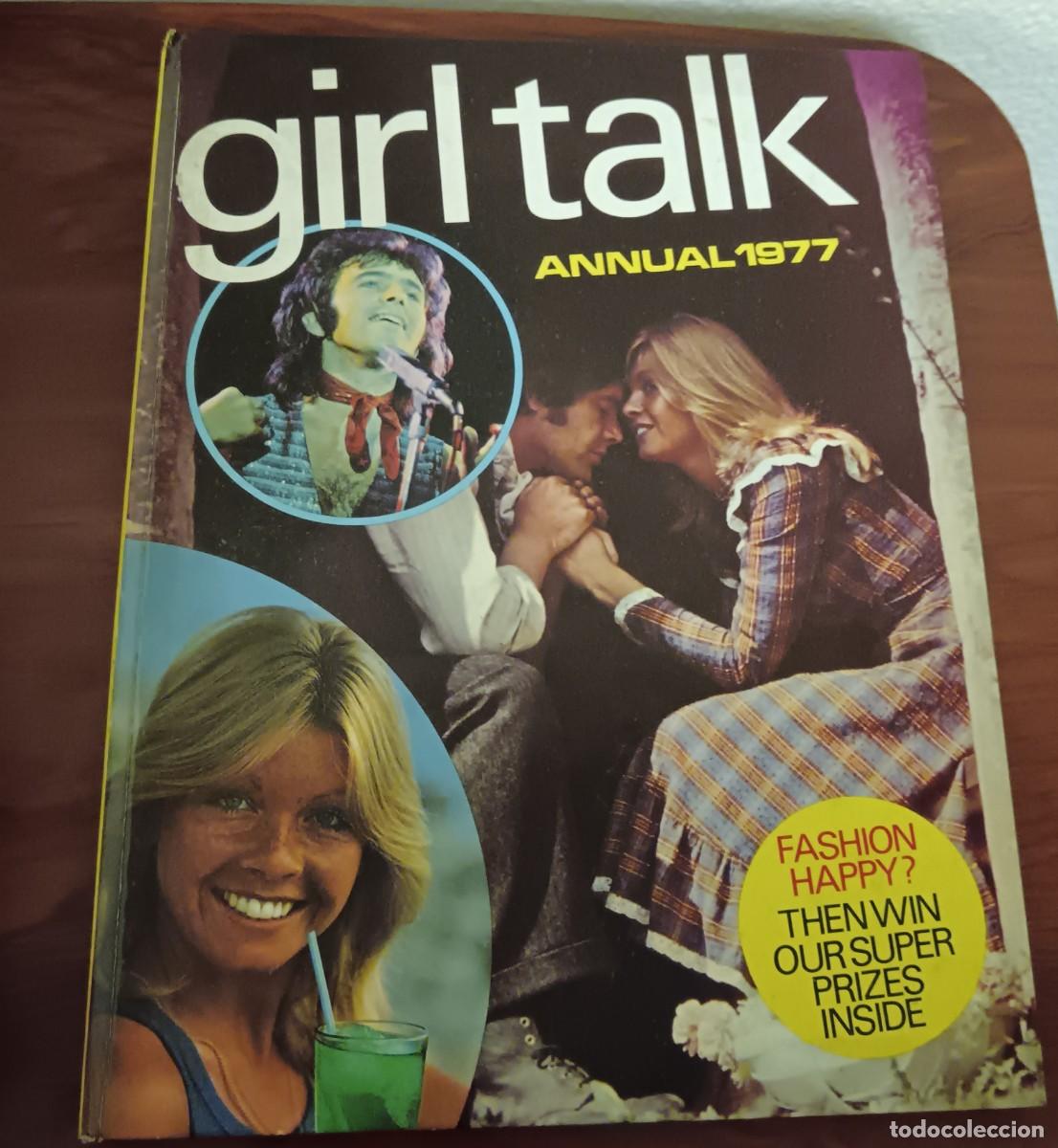 Coleccionismo de revistas y peri&oacute;dicos: GIRL TALK ANNUAL 1977 WORLD DISTRIBUTORS A&Ntilde;O 1976 EN INGL&Eacute;S