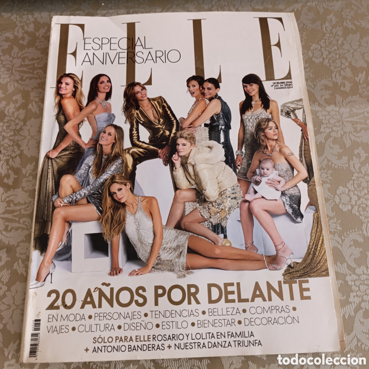 Coleccionismo de revistas y peri&oacute;dicos: Elle Espa&ntilde;a,Edici&oacute;n especial del 20 aniversario de la revista,diciembre de 2006.