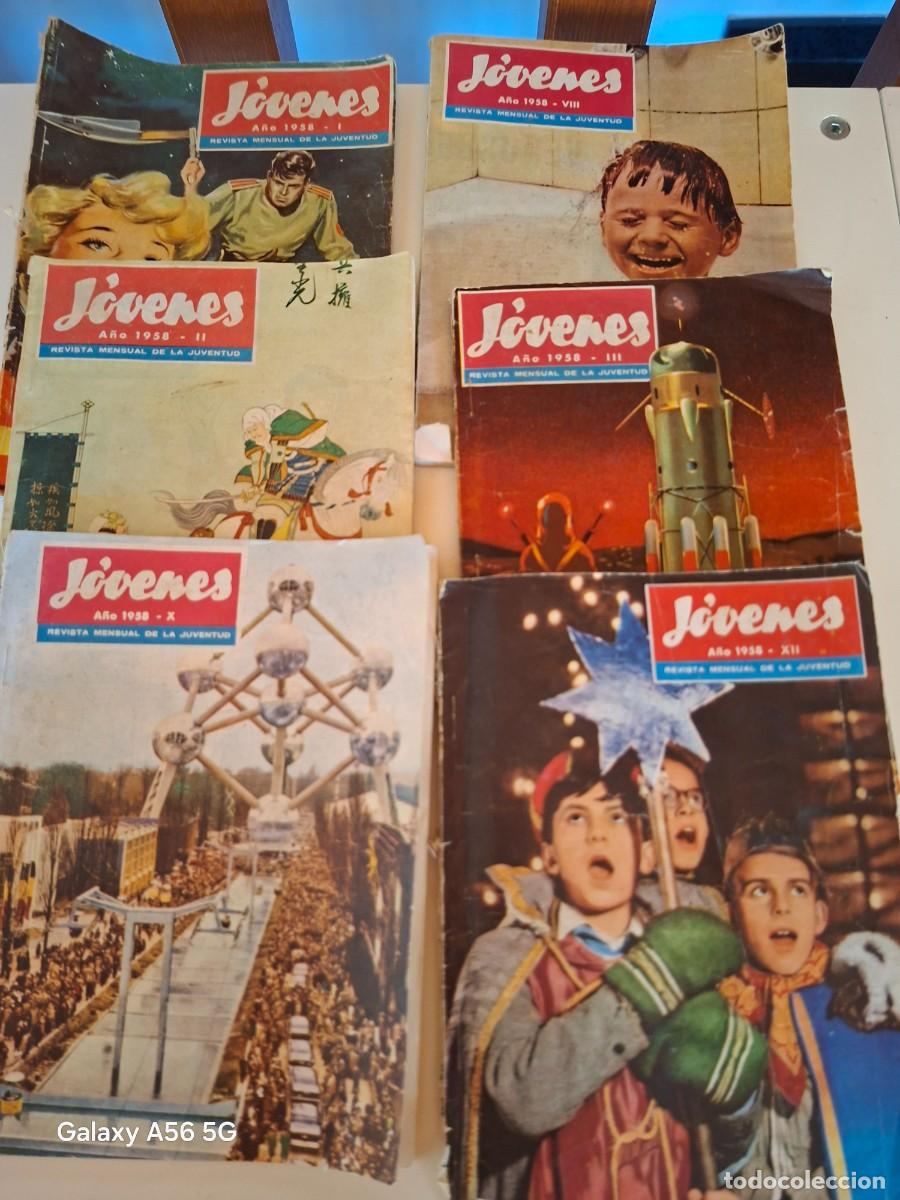 Coleccionismo de revistas y peri&oacute;dicos: Revista JOVENES trata sobre temas culturales y sociales del a&ntilde;o 1958