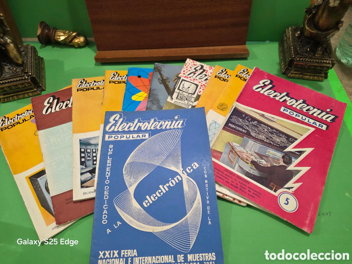 Coleccionismo de revistas y peri&oacute;dicos: LOTE DE 11 EJEMPLARES...&rdquo;&rdquo;REVISTA ELECTROTECNIA POPULAR&rdquo;&rdquo;...A&Ntilde;OS 60/70...
