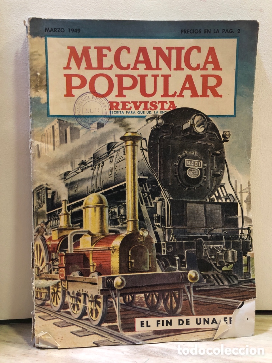 Sammeln von Zeitschriften und Zeitungen: Revista Mec&aacute;nica Popular Marzo 1949