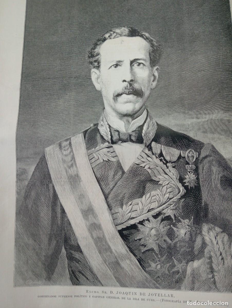 Coleccionismo de revistas y peri&oacute;dicos: REVISTA A&Ntilde;O 1878 JOAQUIN DE JOVELLAR ARSENIO MARTINEZ CAMPOS DIRIGENTES DE LA ISLA DE CUBA