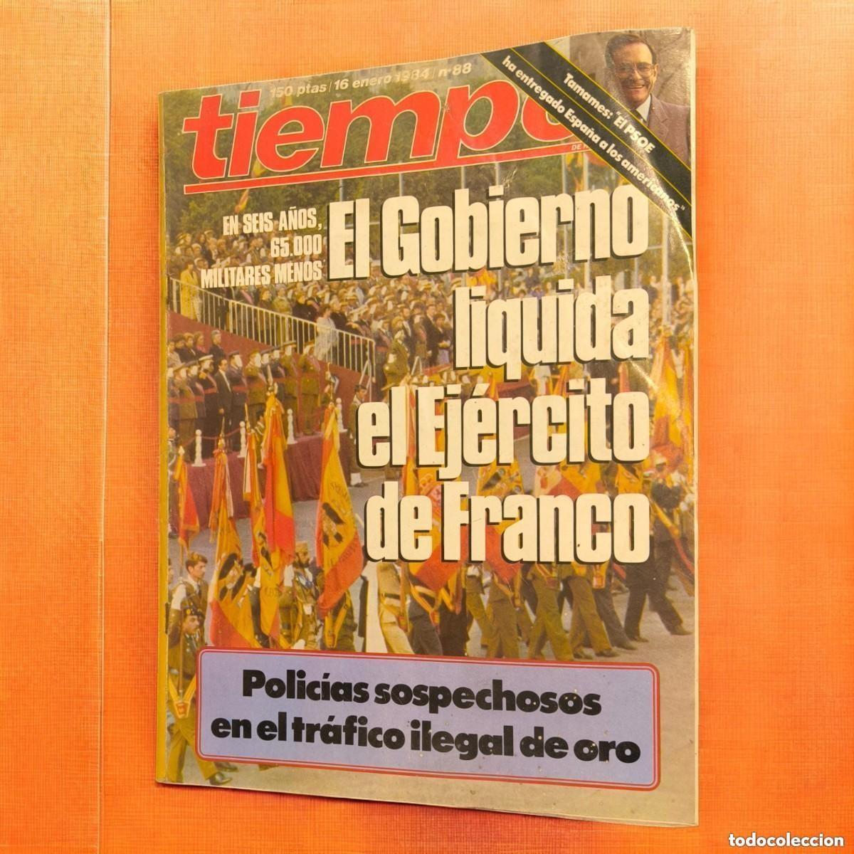 Collection Magazines and Newspapers: Revista Tiempo N&ordm; 88 - 16 Enero 1984 &ndash; El Gobierno Liquida El Ej&eacute;rcito De Franco