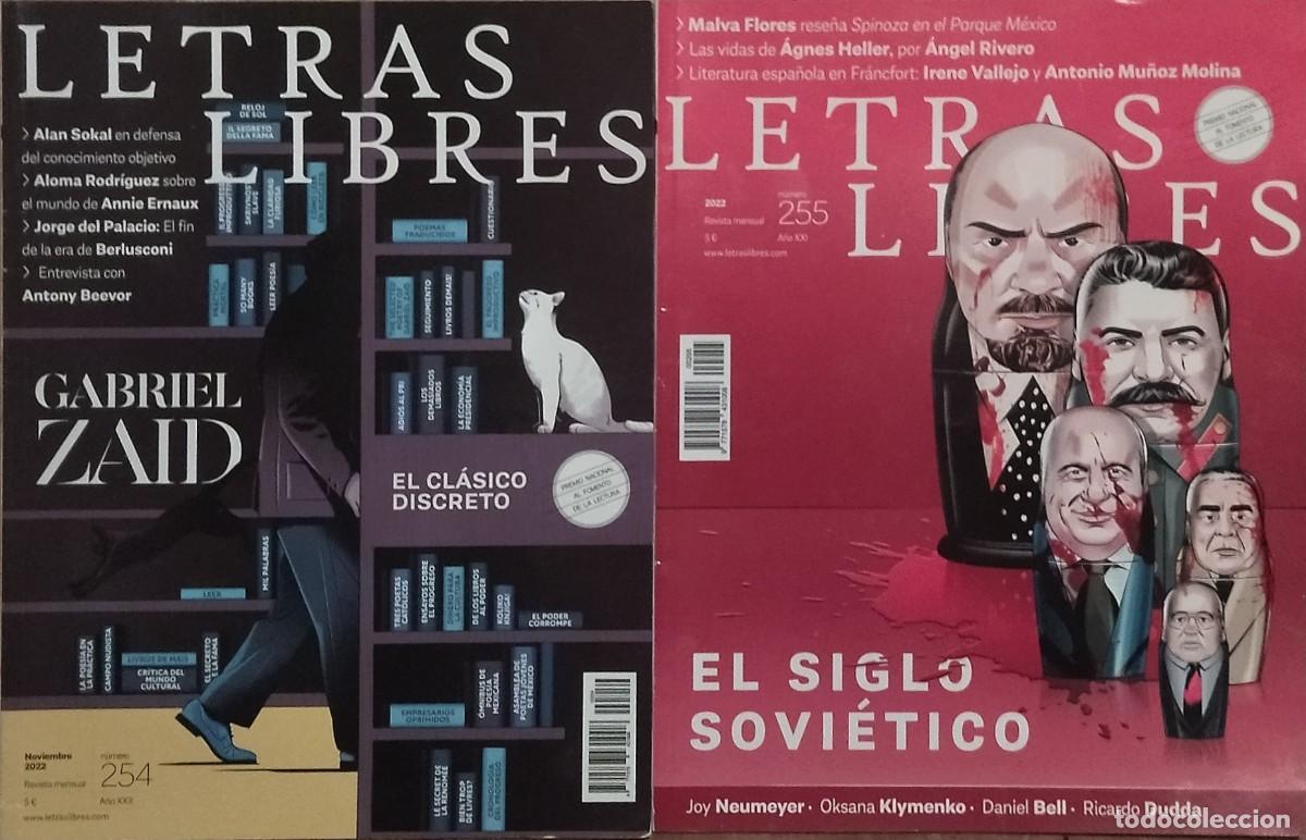 Coleccionismo de revistas y peri&oacute;dicos: REVISTA LETRAS LIBRES. N.⁰ 254, NOVIEMBRE, N.⁰ 255, DICIEMBRE DE 2022. EXCELENTE ESTADO.